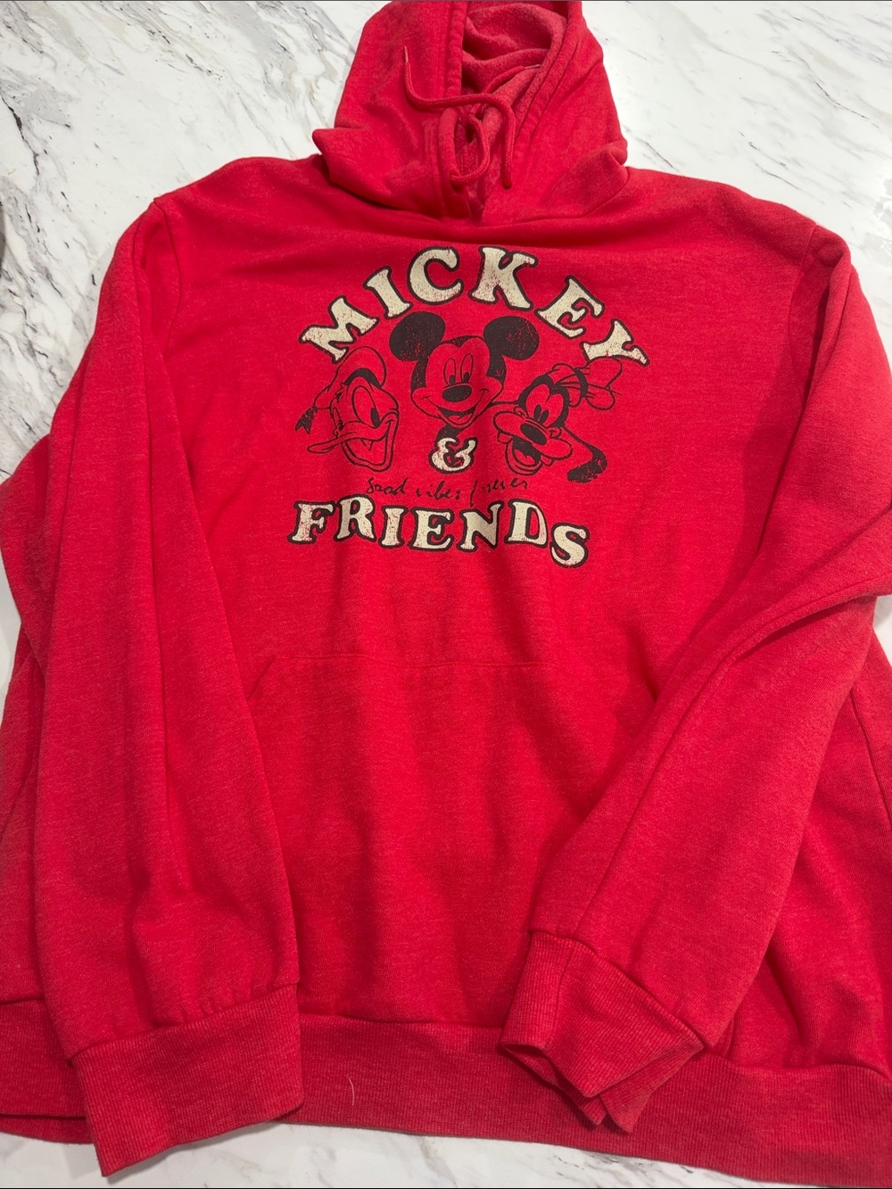Disney Red Mickey & Friends Pullover Hoodie
